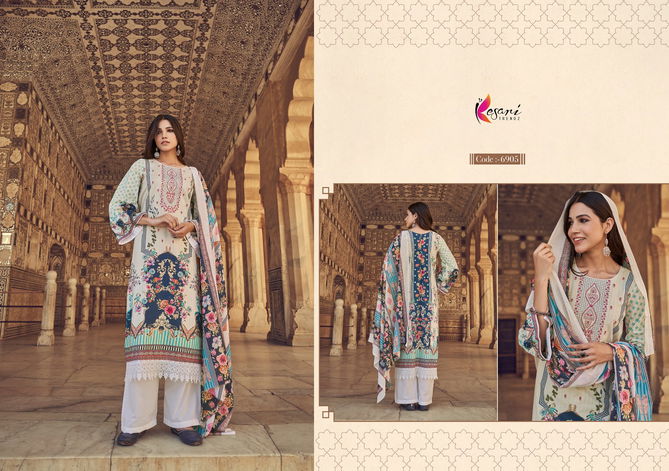 Noor E Jahan By Kesari Lawn Karachi Cotton Dress Material Wholesale Shop In Surat